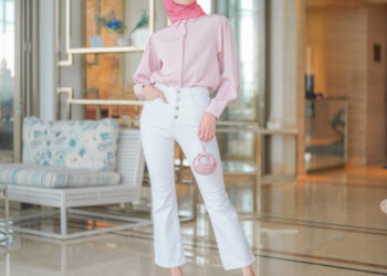 Review Hijabchic X Zytadelia Haiva Broken White Denim 2025 – Modis Dan Nyaman Dengan Diskon Menarik