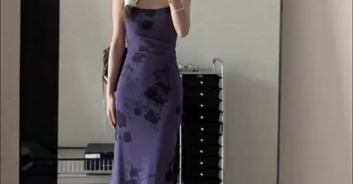 Review Susana Id Dress Ungu Halter Floral Vintage 2025: Gaya Elegan Dengan Harga Terjangkau