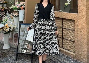 Review Dress Midi Susana Id Mosaic Broken Flower Fd018: Gaya Elegan Dengan Harga Terjangkau