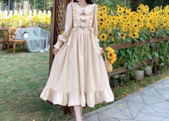 Review Susana Id Ruffle Collar Dress A381d 2025: Gaun Midi Cantik Dengan Diskon Menarik
