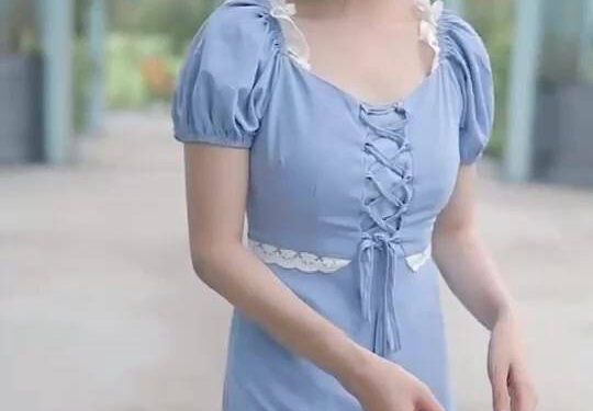 Review Susana Id French Ballon Vintage Dress D041: Gaya Vintage Dengan Harga Terjangkau Di Shopee