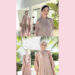 Hijabchic Syahira Mocca Dress 2025: Gaun Brukat Tulle Elegan Dengan Diskon Menarik