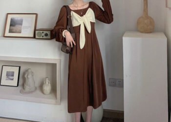 Review Susana Id Retro Square Neck Dress Ribbon D063 2025 – Gaya Mewah Dengan Harga Terjangkau