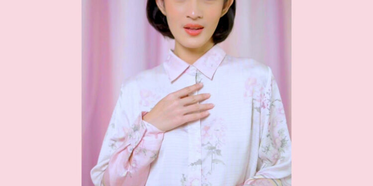 Review Hijabchic Telma Creme Pink Shirt 2025: Baju Kemeja Satin Premium Untuk Gaya Lebaran Dengan Diskon Menarik